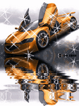 pic for super car waterfull animated